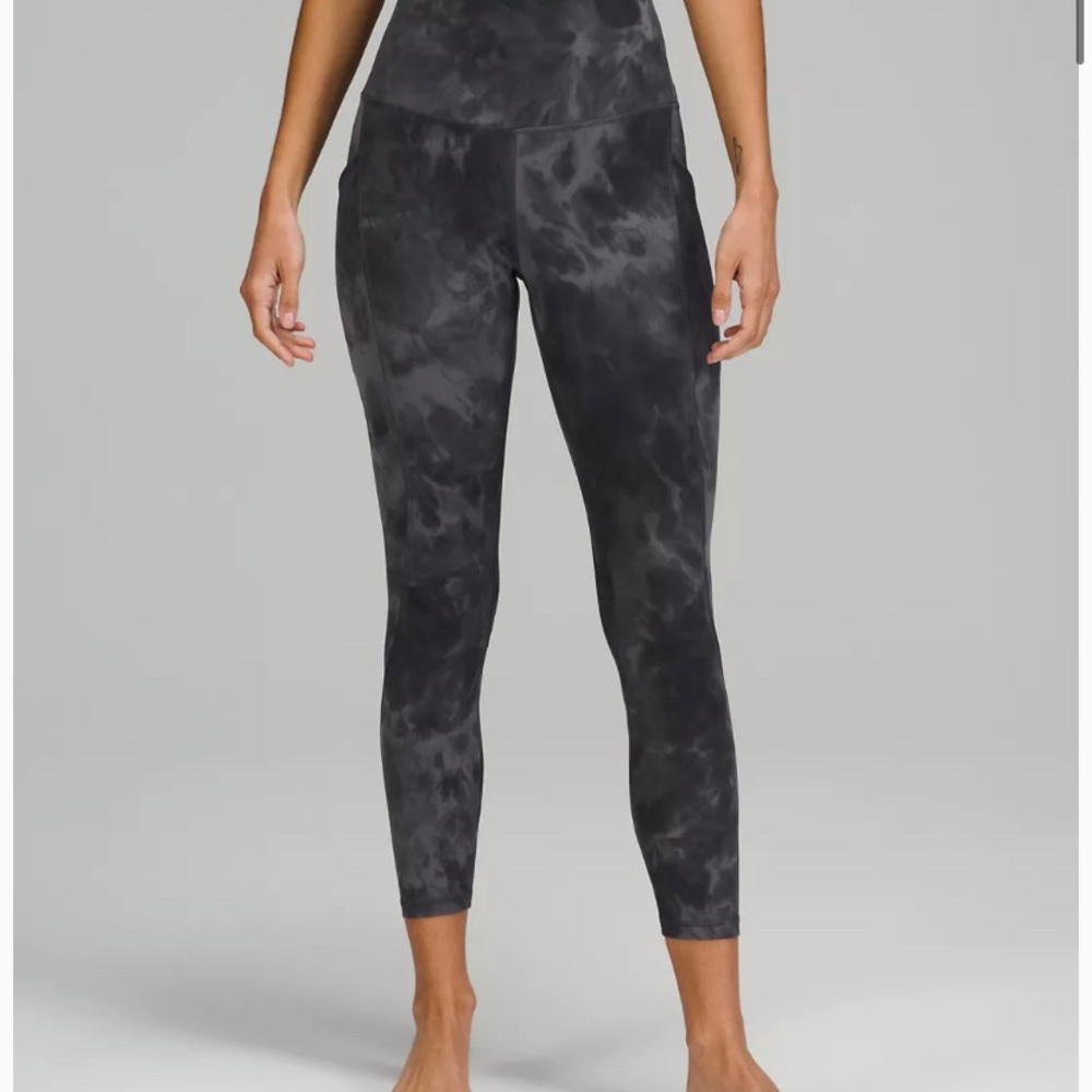 Diamond Dye Pitch Grey Graphite Grey Lululemon align pant